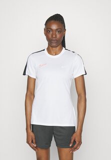 Спортивная футболка BRANDED Nike, белый/черный/ярко-малиновый