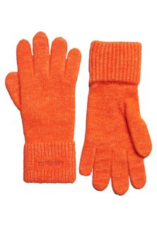 Перчатки ESSENTIAL RIBBED Superdry, ярко-оранжевый