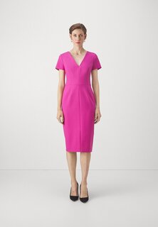 Платье-футляр КАЛАМАРА HUGO, темно-розовый