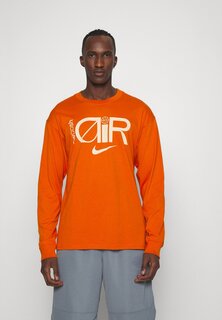 Футболка с длинным рукавом ФУТБОЛКА Nike, оранжевый у костра
