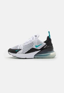 Низкие кроссовки W AIR MAX 270 Nike, белый/пыльный кактус/черный/серебристый металлик