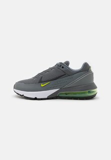 Низкие кроссовки AIR MAX PULSE Nike, дымчато-серый/черный/антрацит/белый/вольт/отражающее серебро