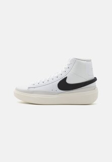 Высокие кеды BLAZER REVENANT UNISEX Nike, белый/черный/белый/фантом/парус