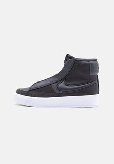 Высокие кеды BLAZER MID VICTORY Nike, черный/темно-дымчато-серый/офф нуар