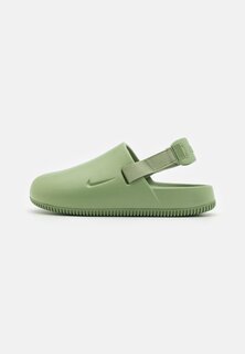 Тапочки CALM MULE Nike, масляно-зелёный