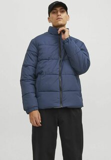 Зимняя куртка JJETOBY PUFFER COLLAR SN Jack &amp; Jones, темно-синий пиджак