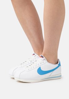 Полукеды CORTEZ Nike, белый/универсальный синий/парус