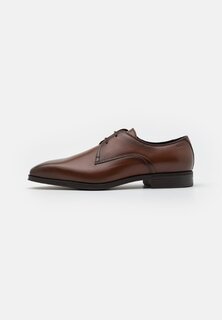 Элегантные туфли на шнуровке THEON BOSS, средний коричневый
