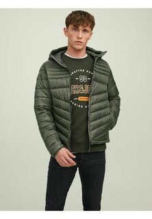 Куртка зимняя WATTIERTE LEICHTE KAPUZEN Jack &amp; Jones, канифоль