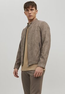 Куртка из искусственной кожи JJEROCKY CLEAN NOOS Jack &amp; Jones, темно-коричневый