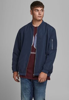 Куртка-бомбер JJERUSH Jack &amp; Jones, темно-синий пиджак