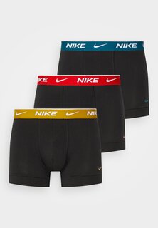 брюки-кюлоты TRUNK 3 PACK Nike Underwear, черный/красный/бирюзовый
