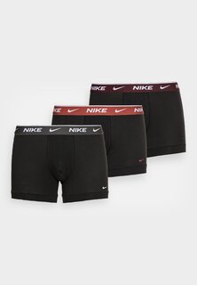Брюки-кюлоты 3 ПАКЕТА Nike Underwear, черный/ржавый/угольно-вересковый/бордовый
