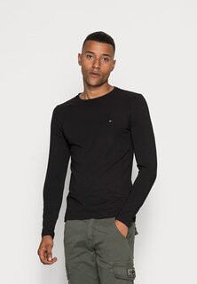 Футболка с длинным рукавом SLIM FIT LONG SLEEVE TEE Tommy Hilfiger, черная