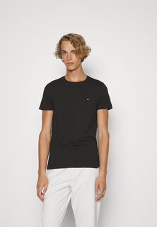 Базовая футболка ФУТБОЛКА CORE STRETCH SLIM NECK Tommy Hilfiger, черная