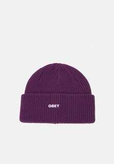 Шапка-бини ONE TWO UNISEX Obey Clothing, винная ягода