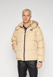 Пуховик ALASKA PUFFER Tommy Jeans, желто-песочный