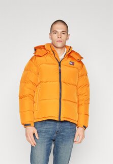 Пуховик ALASKA PUFFER Tommy Jeans, огненно-оранжевый