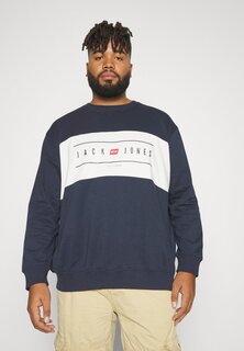 Толстовка JJELLIOT BLOCK SWEAT CREW NECK Jack &amp; Jones, темно-синий пиджак