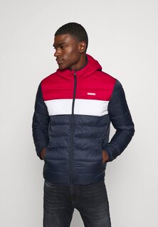 Зимняя куртка JJVINCENT PUFFER HOOD Jack &amp; Jones, танго красный