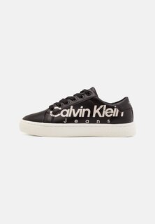 Низкие кеды CAP CLASSIC CUPSOLE GRAPHIC Calvin Klein Jeans, черный/белый