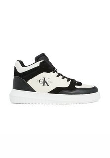 Низкие кеды CHUNKY MID CUP COUI LTH MIX Calvin Klein Jeans, черный кремово-белый