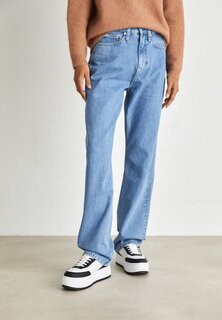 Джинсы-сигареты HIGH RISE STRAIGHT Calvin Klein Jeans, светлый деним