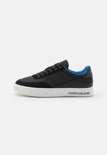 Низкие кеды CLASSIC CUPSOLE ON SOFTNY Calvin Klein Jeans, черный/императорский синий