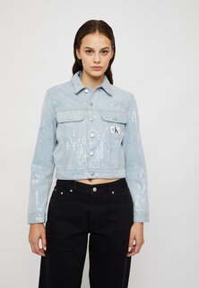 Джинсовая куртка УКОРОЧЕННАЯ КУРТКА 90-Х Calvin Klein Jeans, светлый деним