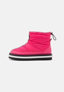 Зимние ботинки PADDED FLAT Tommy Jeans, розовый сигнал тревоги