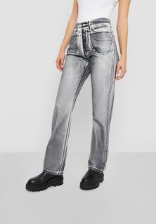 Джинсы-сигареты HIGH RISE STRAIGHT Calvin Klein Jeans, средний деним