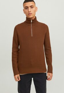 Джемпер JPRC PERFECT HALF ZIP SN Jack &amp; Jones, кембриджский коричневый