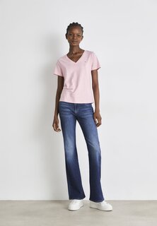 базовая футболка SOFT V NECK TEE 2 PACK Tommy Jeans, белый/розовый