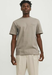 Футболка с принтом BRANDING CREW NECK Jack &amp; Jones, тигровый