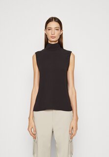 Топ STRUCTURE MOCK NECK Calvin Klein, черный