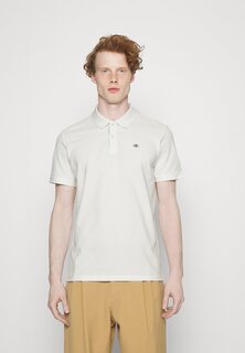 Рубашка-поло BASIC AND CONTRAST TOM TAILOR, кремовый белый