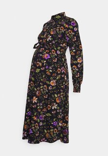 Летнее платье PMFALISHI MIDI SHIRT DRESS Pieces Maternity, черный