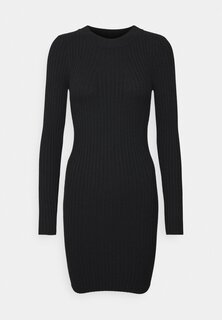 Платье-футляр PCCRISTA O NECK DRESS Pieces, черный