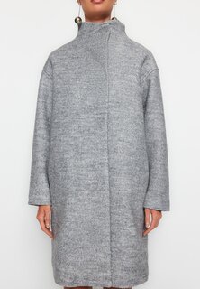Пальто классическое БЕДРИЖФ Trendyol, серый