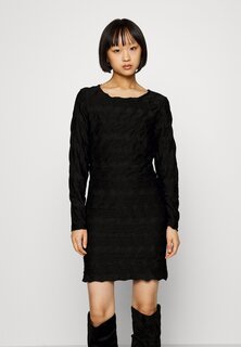 Платье-футляр PCLOLA NECK SHORT DRESS Pieces Petite, черный