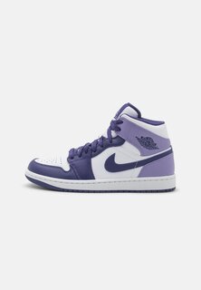 Высокие кеды AIR JORDAN 1 MID Jordan, небесно-фиолетовый/белый/небесно-фиолетовый