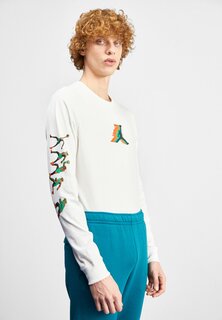 Футболка с длинным рукавом M J BRAND CREW Jordan, белый/черный