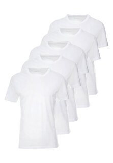 Базовая футболка 5 ПАКЕТОВ Pier One, белая