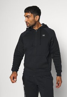 Толстовка на молнии RIVAL HOODIE Under Armour, черный/белый оникс