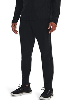 Спортивные брюки STORM RUN Under Armour, черный/черный/светоотражающий