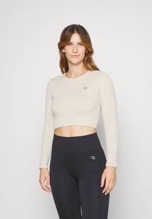 Футболка с длинным рукавом C SPORT SEAMLESS YOGA CREWNECK Champion, бежевая