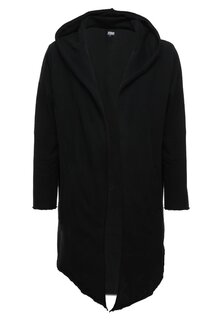 Толстовка на молнии LONG HOODED OPEN EDGE Urban Classics, черный