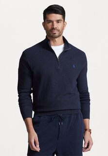 Свитер С ДЛИННЫМ РУКАВОМ Polo Ralph Lauren Big &amp; Tall, темно-синий вереск