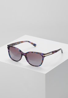 Солнцезащитные очки Coach, фиолетовое конфетти