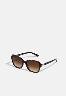 Солнцезащитные очки Coach, темно-черепаховый